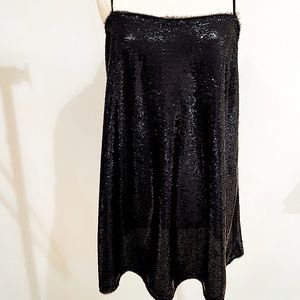FREE PEOPLE Navy Blue Sequins Mini Dress - NEVER BEEN WORN